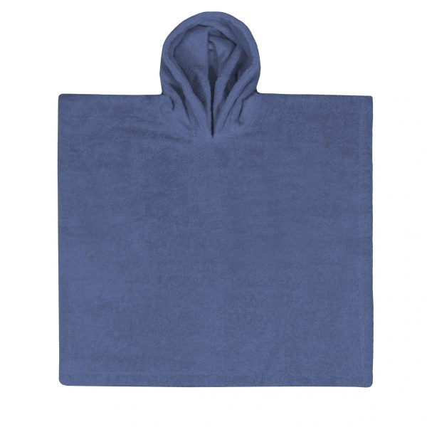 Funnies - poncho badstof L - silk blue